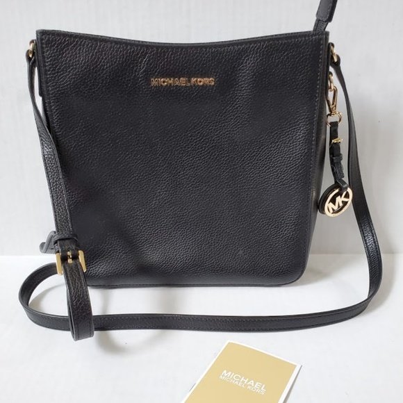 MICHAEL Michael Kors Handbags - Michael Kors Jet Set Travel Leather Messenger Bag